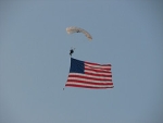 Flag on Skydiver